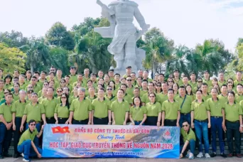 Đảng bộ Công ty Thuốc lá Sài Gòn tổ chức thành công hành trình Về...